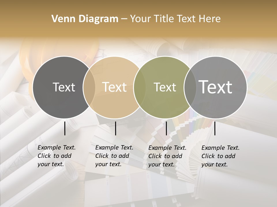 Notebooks Creativity Print PowerPoint Template