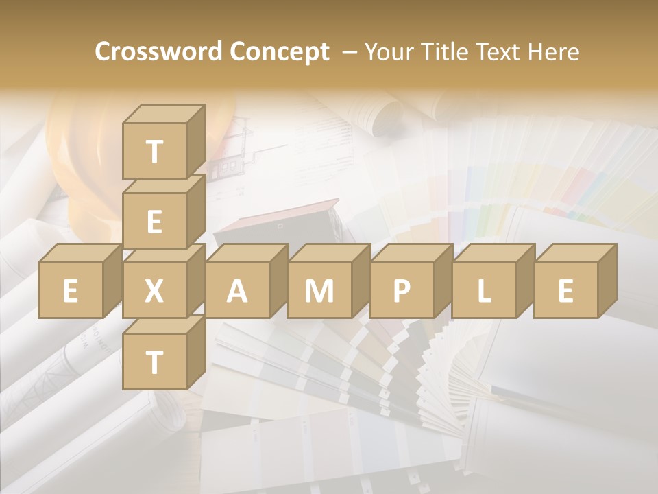 Notebooks Creativity Print PowerPoint Template