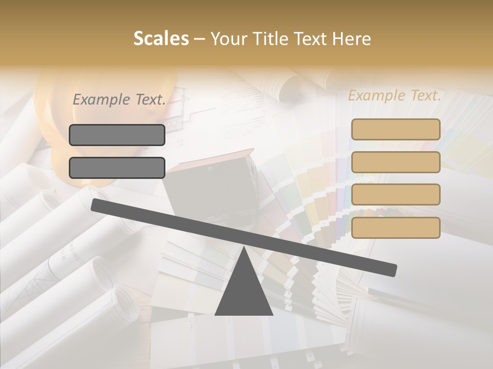 Notebooks Creativity Print PowerPoint Template