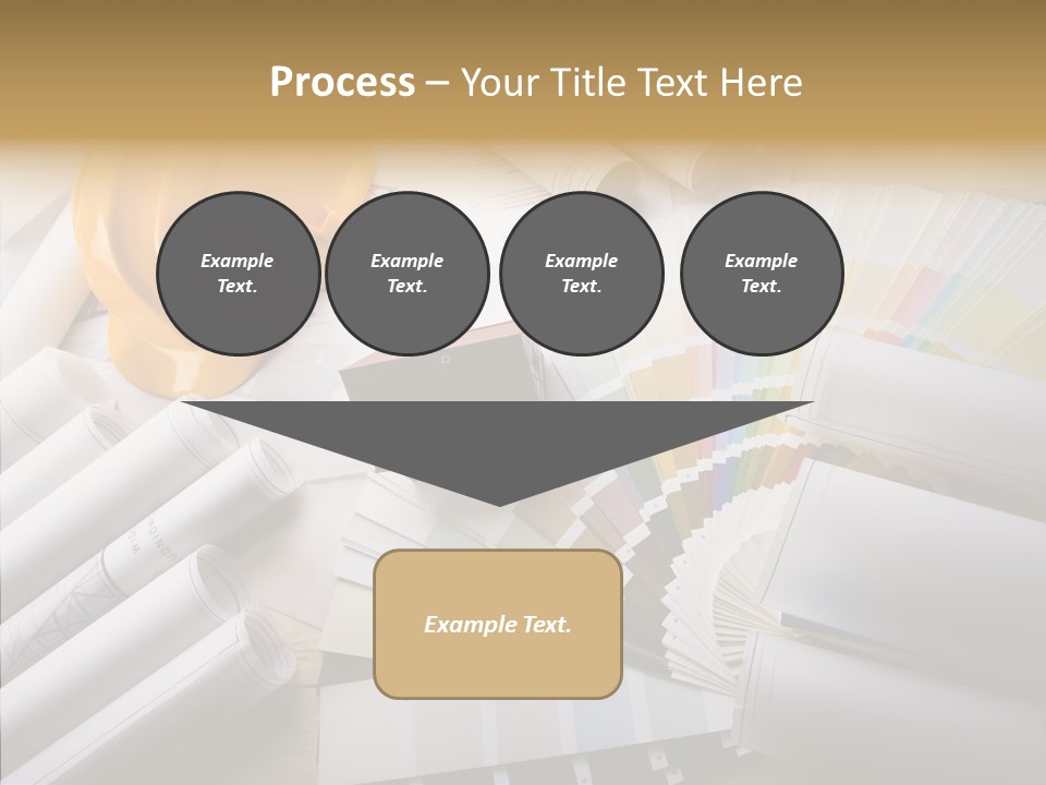 Notebooks Creativity Print PowerPoint Template