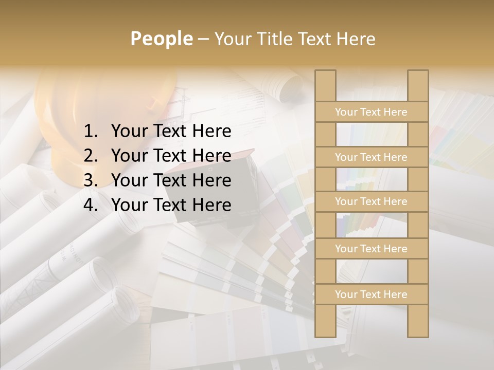 Notebooks Creativity Print PowerPoint Template