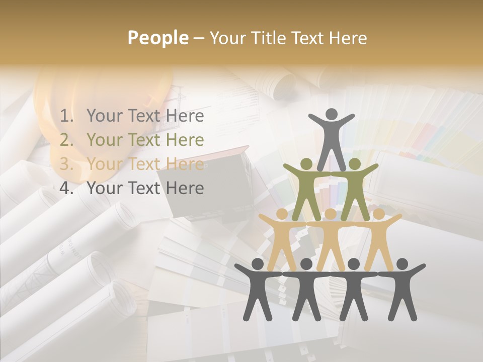 Notebooks Creativity Print PowerPoint Template