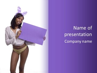 Tease African Belly PowerPoint Template