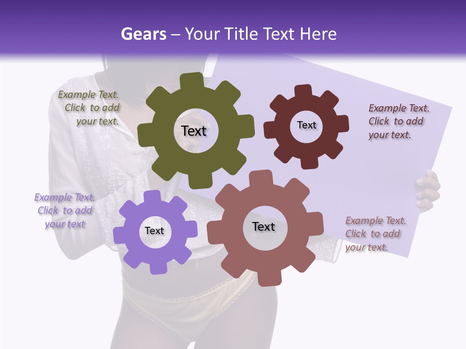 Tease African Belly PowerPoint Template