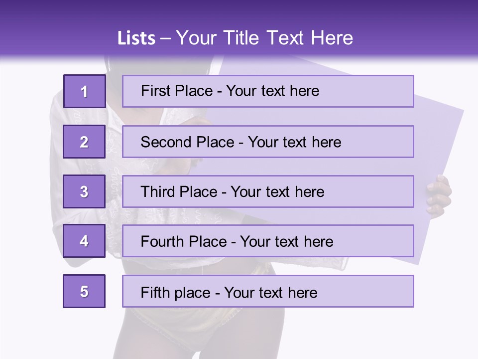 Tease African Belly PowerPoint Template