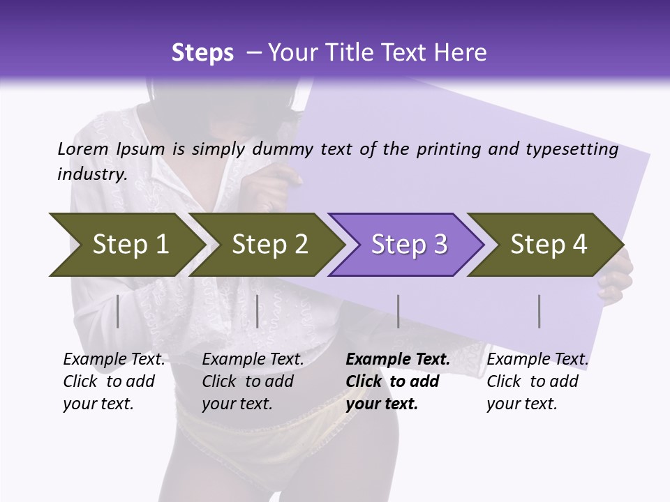 Tease African Belly PowerPoint Template