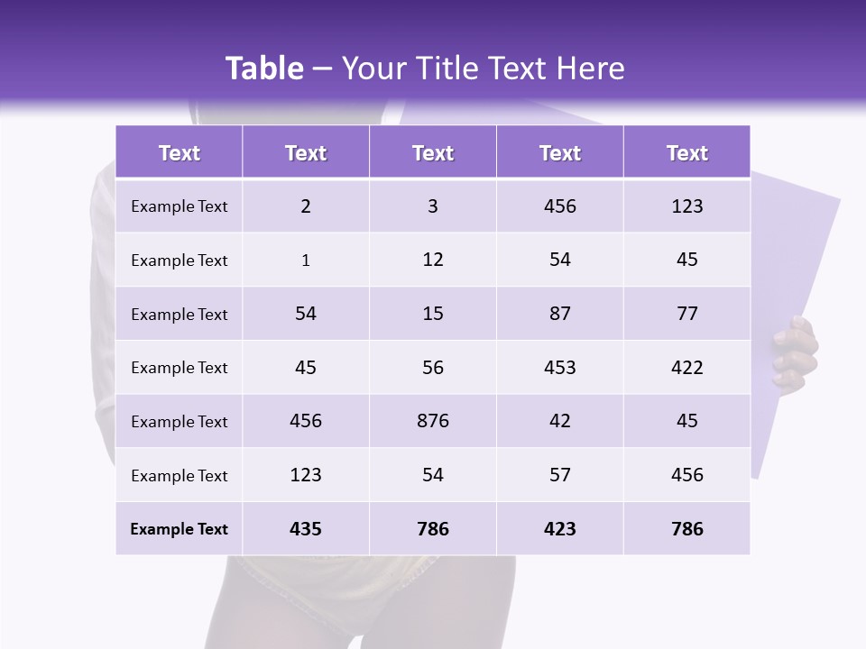 Tease African Belly PowerPoint Template