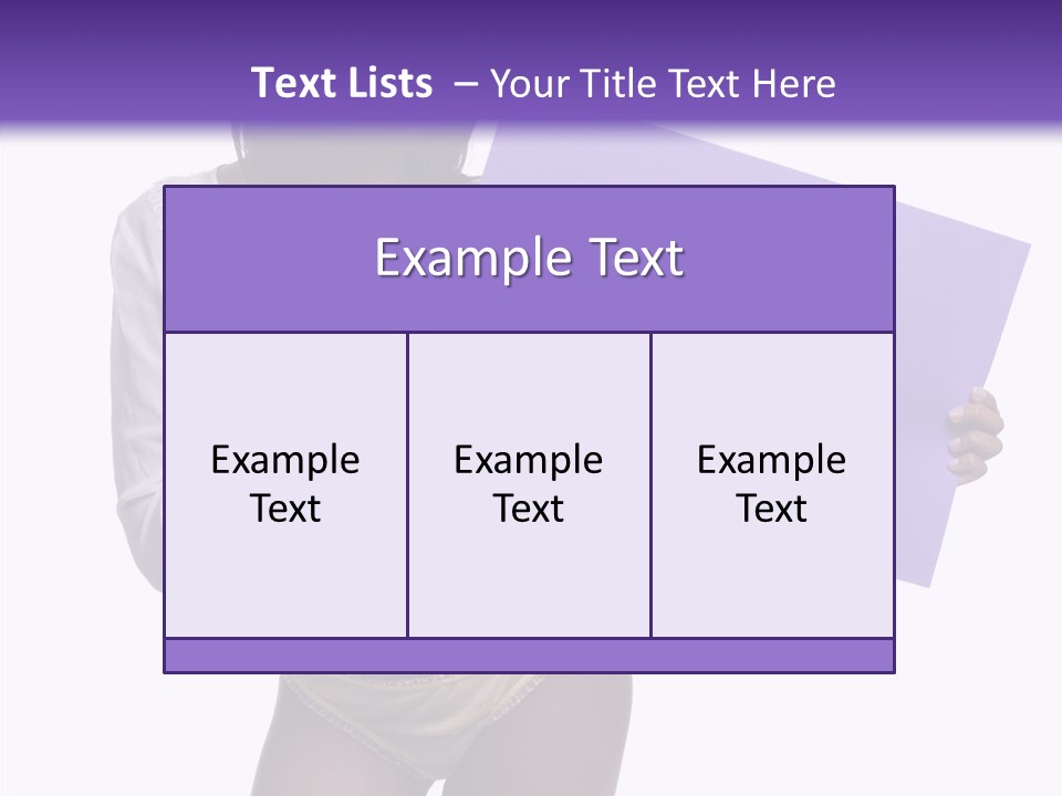 Tease African Belly PowerPoint Template