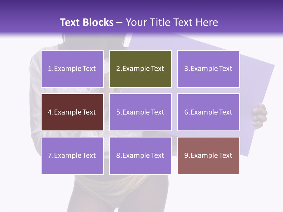 Tease African Belly PowerPoint Template