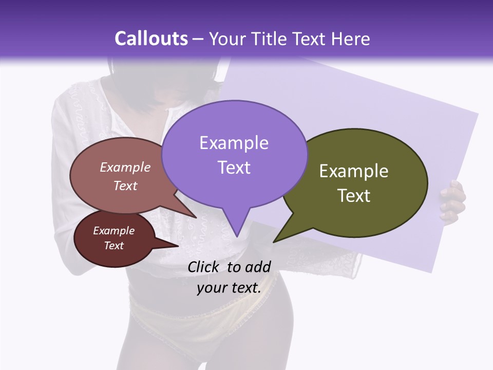 Tease African Belly PowerPoint Template