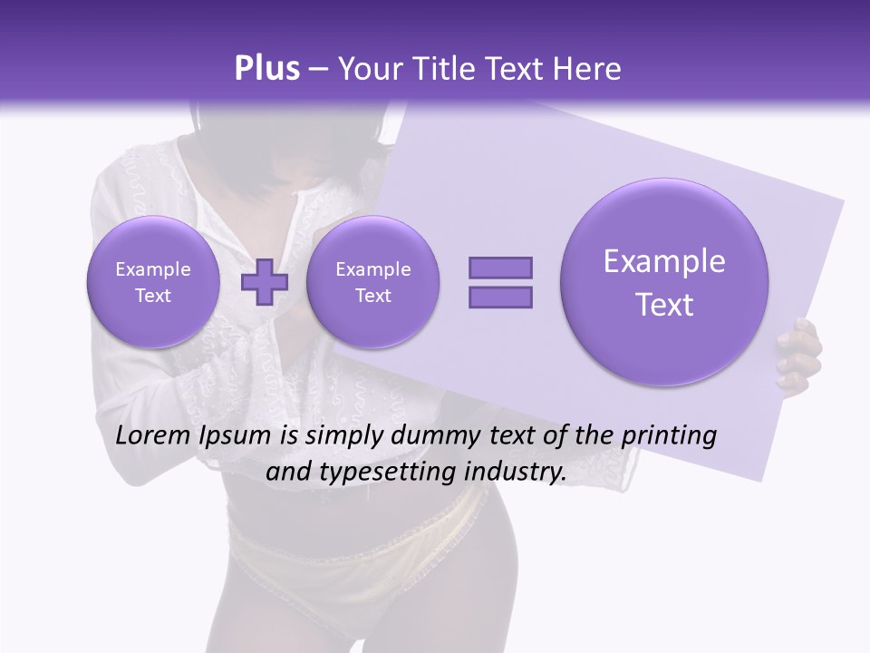 Tease African Belly PowerPoint Template