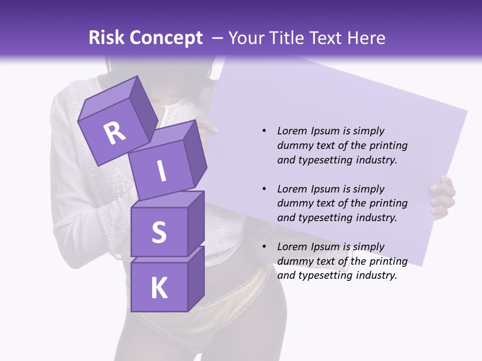 Tease African Belly PowerPoint Template