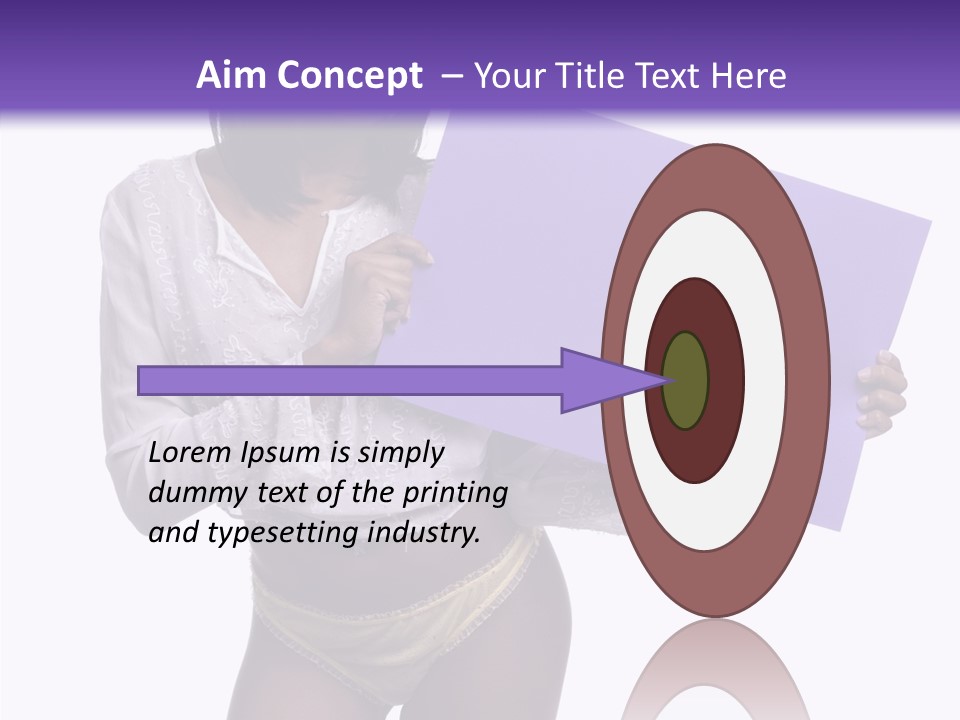 Tease African Belly PowerPoint Template