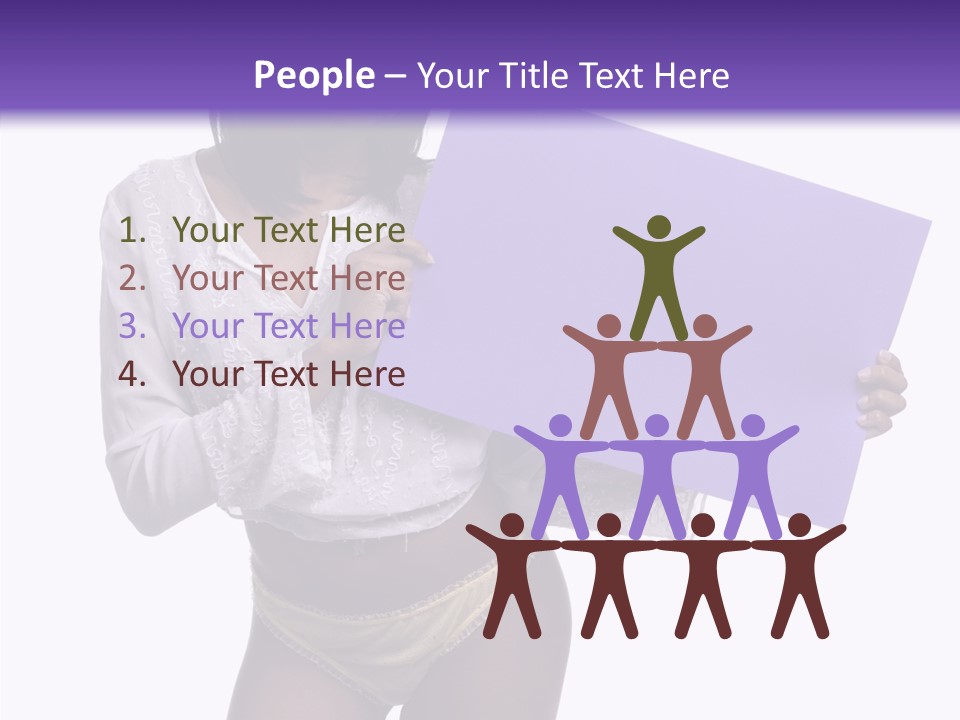 Tease African Belly PowerPoint Template
