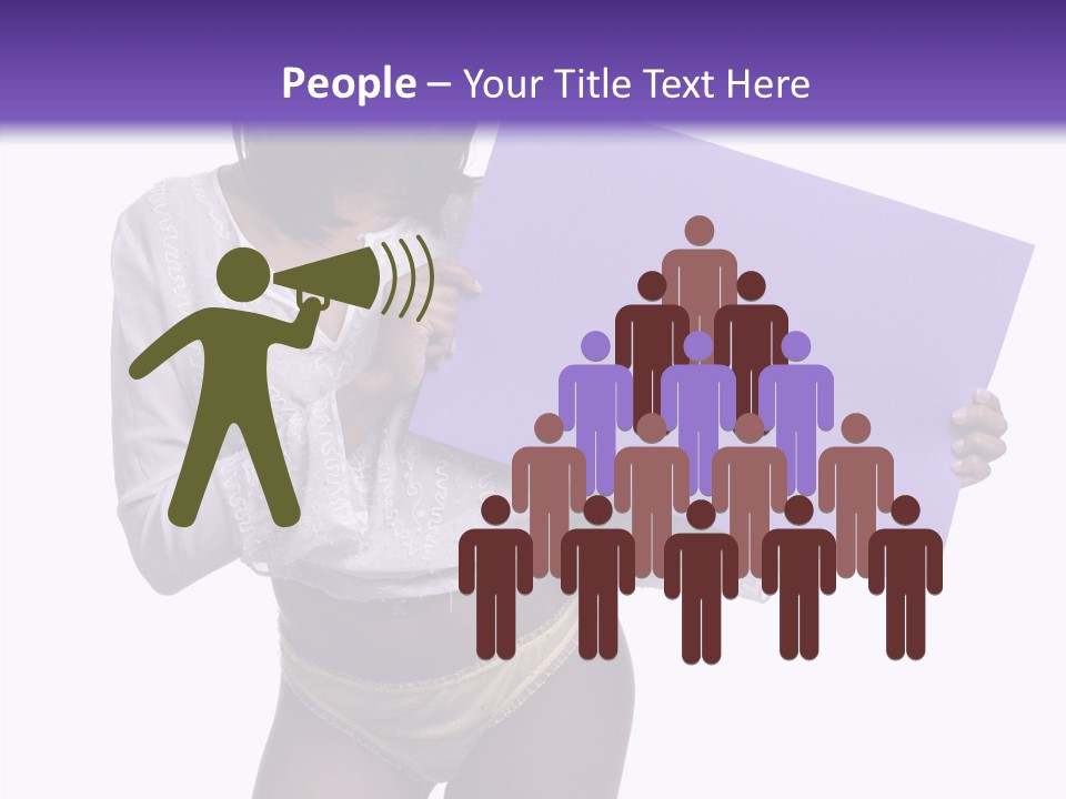 Tease African Belly PowerPoint Template
