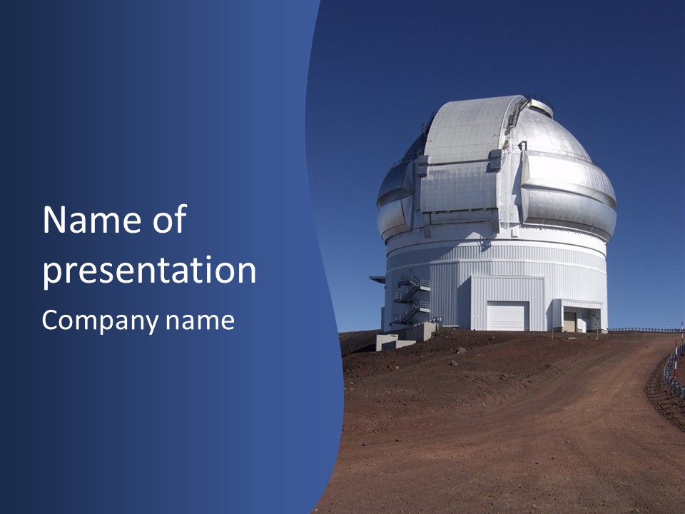 North Mountain Space PowerPoint Template