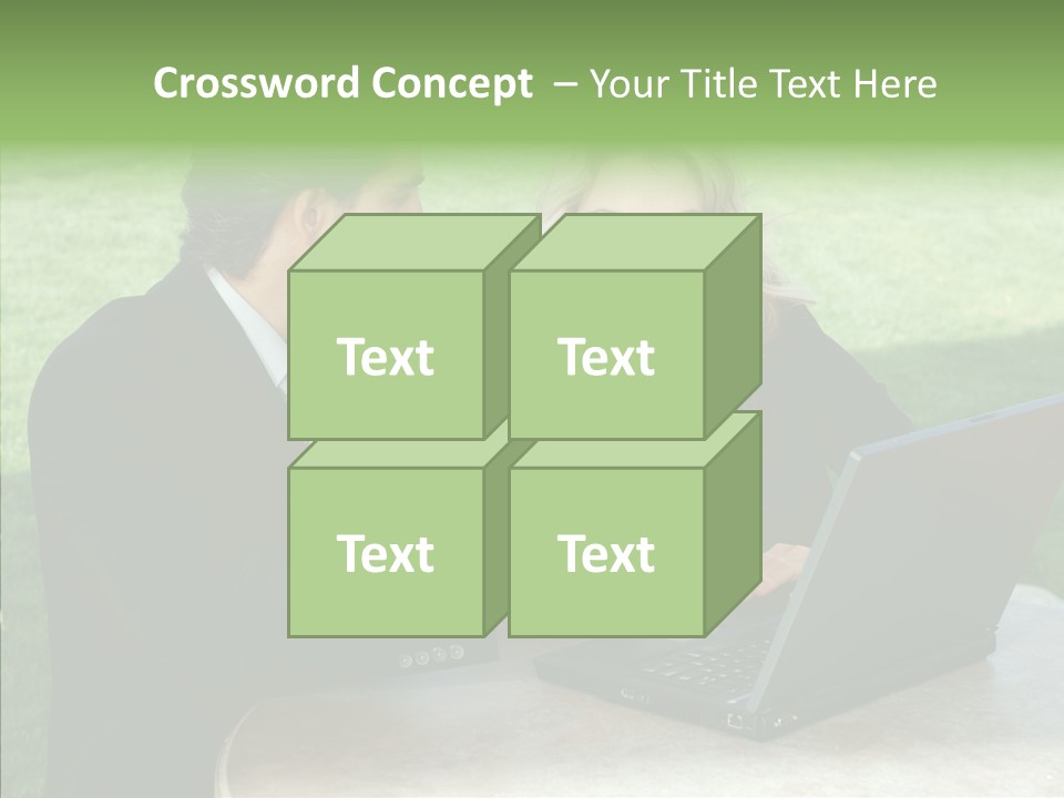 Couple Cooperation Communication PowerPoint Template