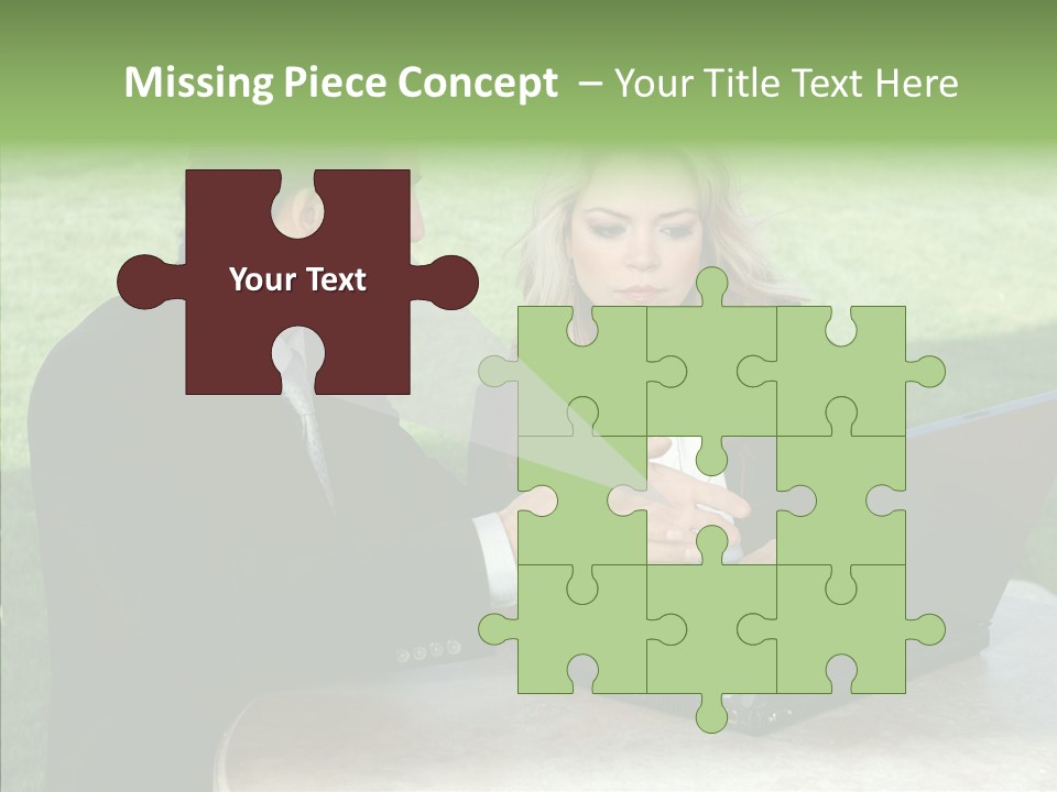 Couple Cooperation Communication PowerPoint Template