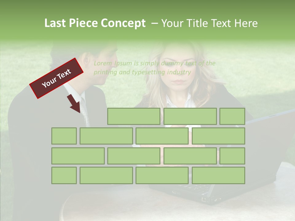 Couple Cooperation Communication PowerPoint Template