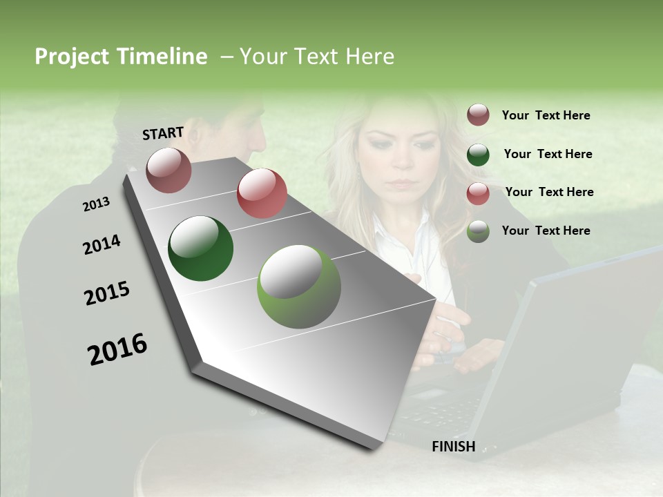 Couple Cooperation Communication PowerPoint Template