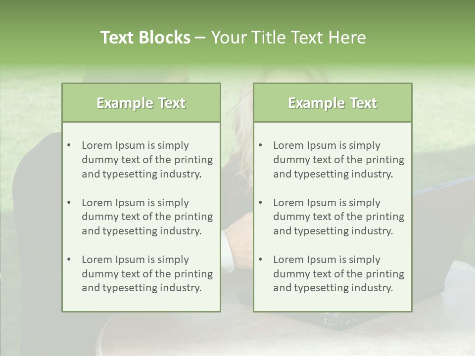 Couple Cooperation Communication PowerPoint Template