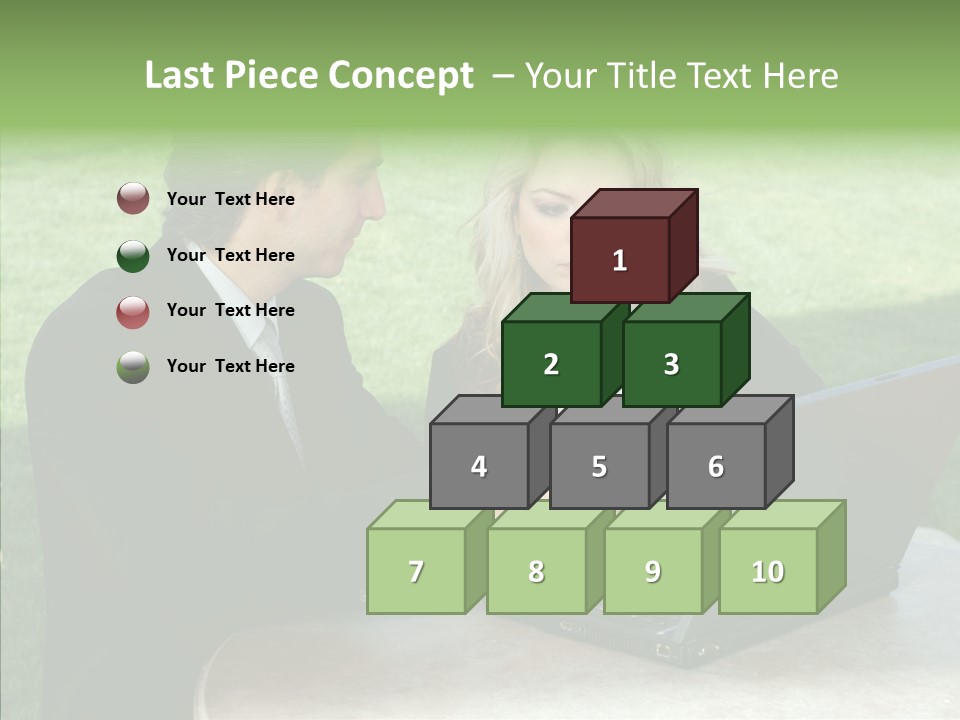 Couple Cooperation Communication PowerPoint Template