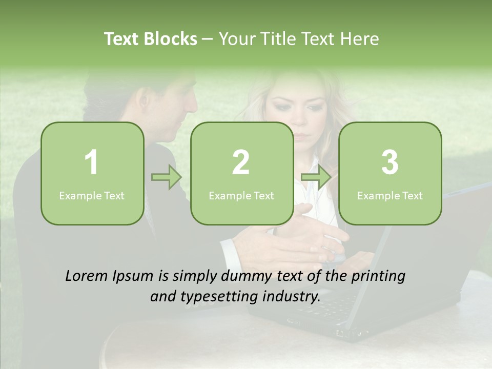 Couple Cooperation Communication PowerPoint Template
