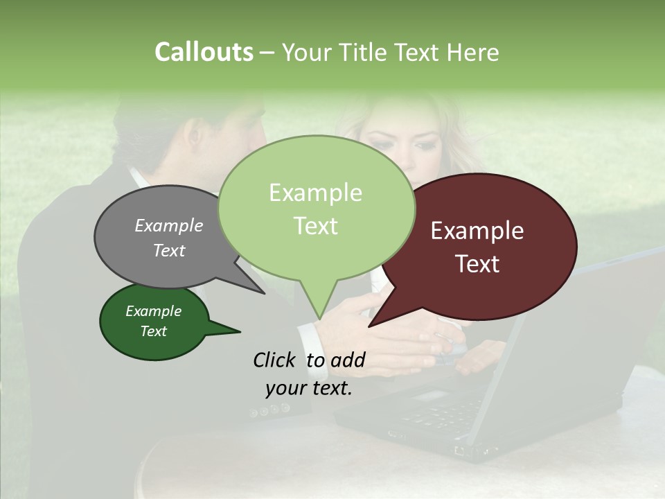 Couple Cooperation Communication PowerPoint Template