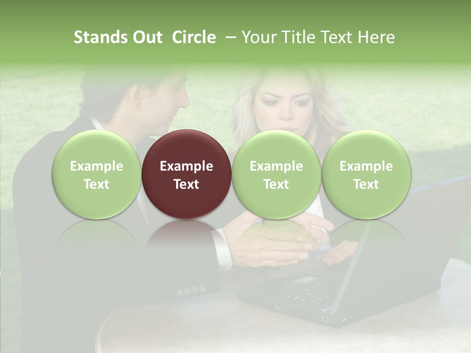 Couple Cooperation Communication PowerPoint Template