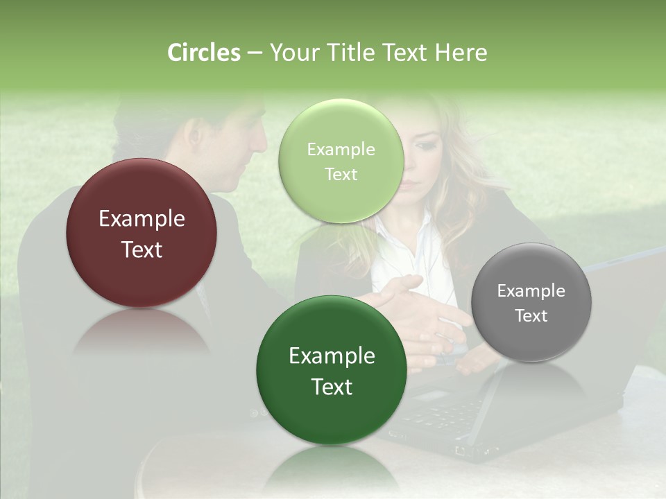 Couple Cooperation Communication PowerPoint Template