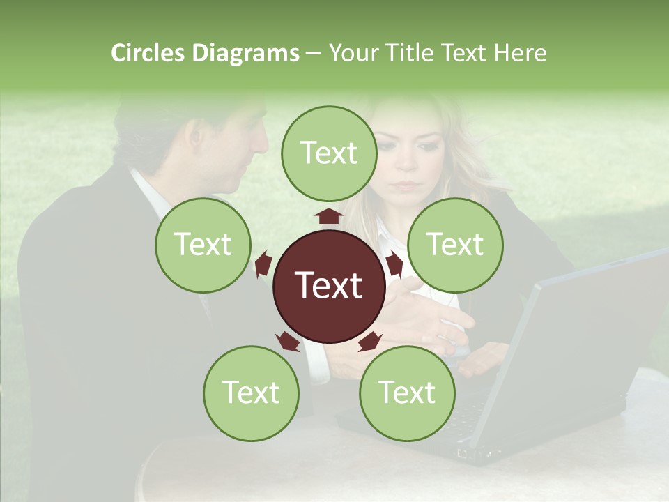 Couple Cooperation Communication PowerPoint Template