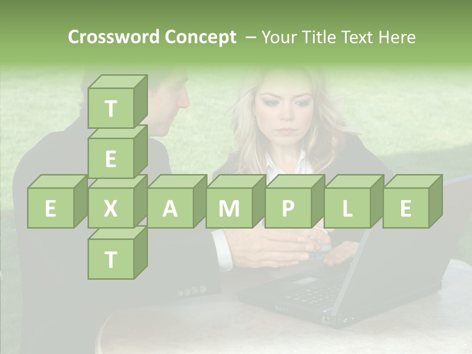 Couple Cooperation Communication PowerPoint Template