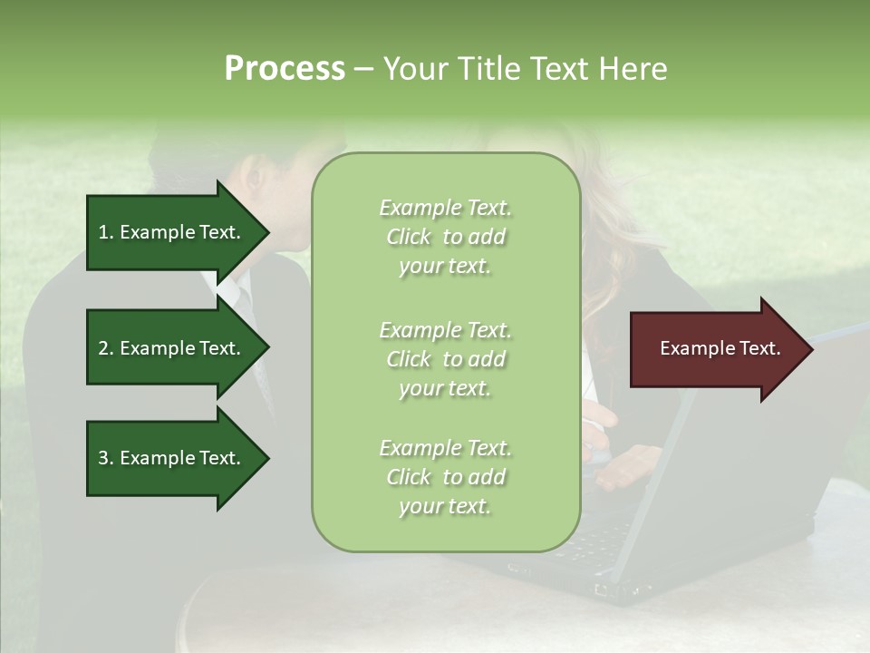 Couple Cooperation Communication PowerPoint Template