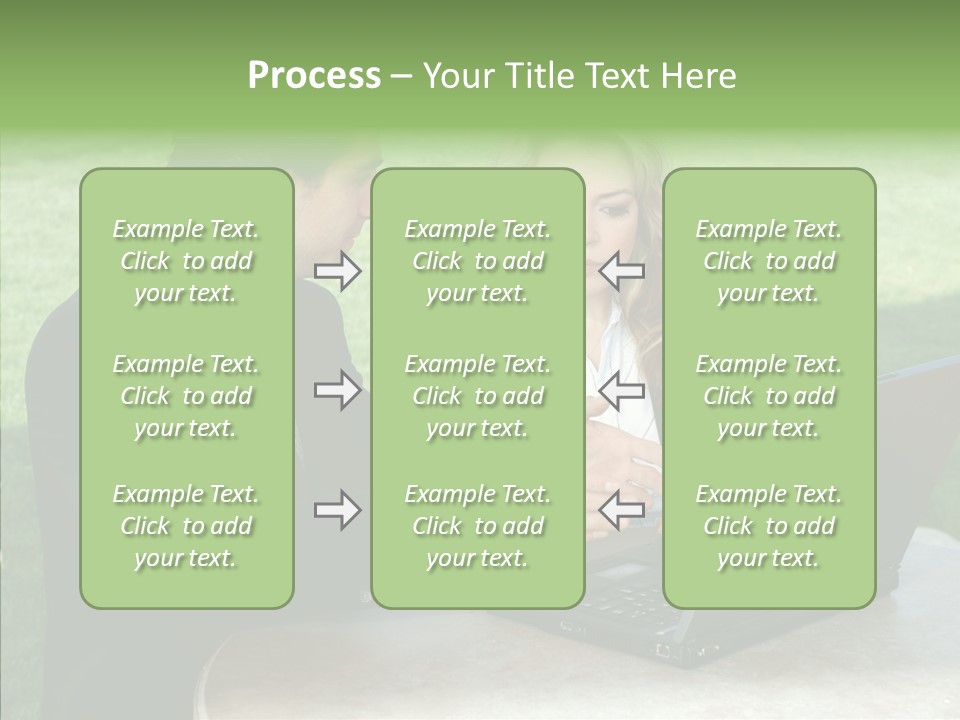 Couple Cooperation Communication PowerPoint Template
