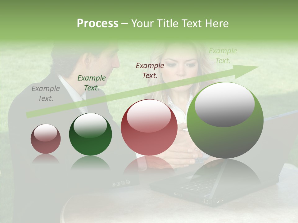 Couple Cooperation Communication PowerPoint Template