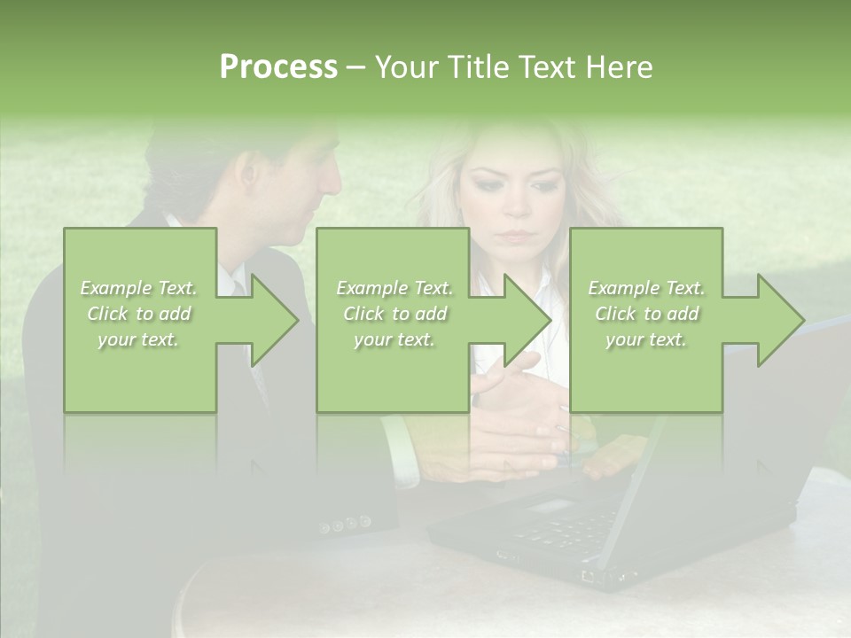 Couple Cooperation Communication PowerPoint Template