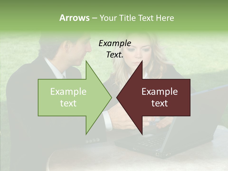 Couple Cooperation Communication PowerPoint Template