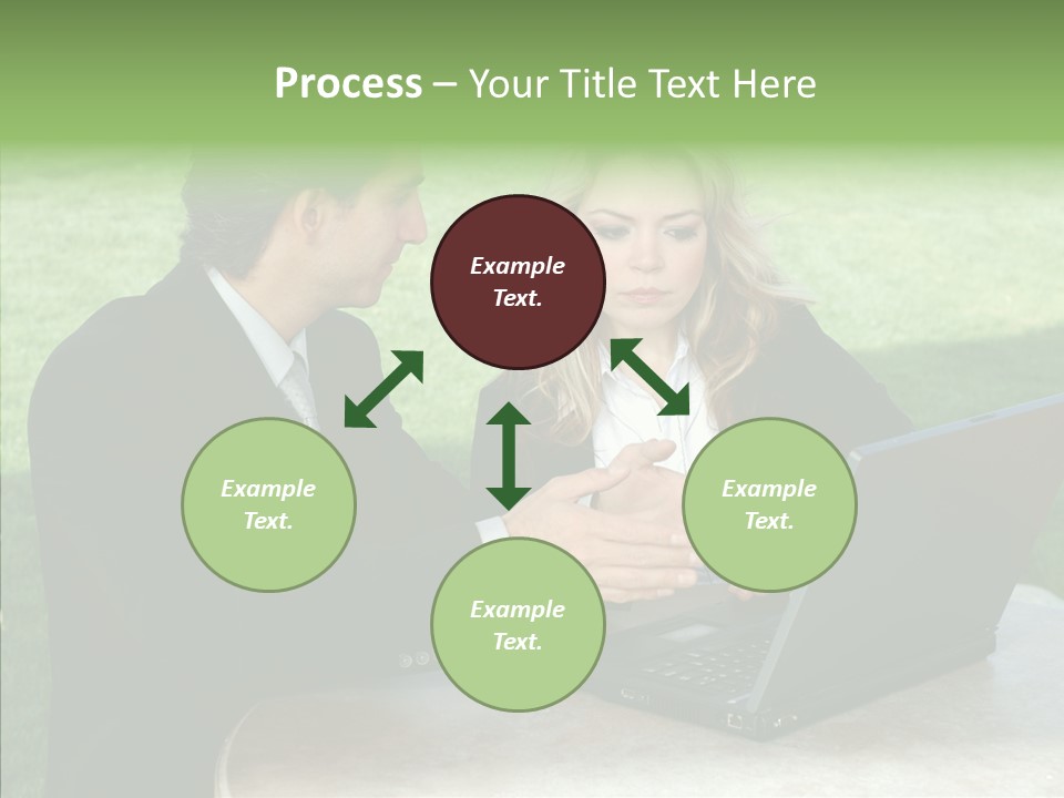 Couple Cooperation Communication PowerPoint Template