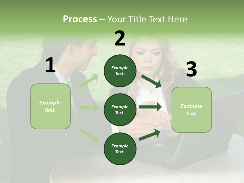 Couple Cooperation Communication PowerPoint Template