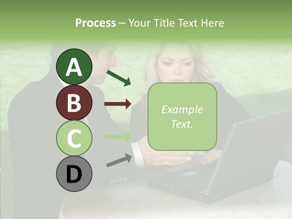Couple Cooperation Communication PowerPoint Template