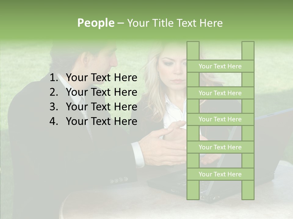 Couple Cooperation Communication PowerPoint Template