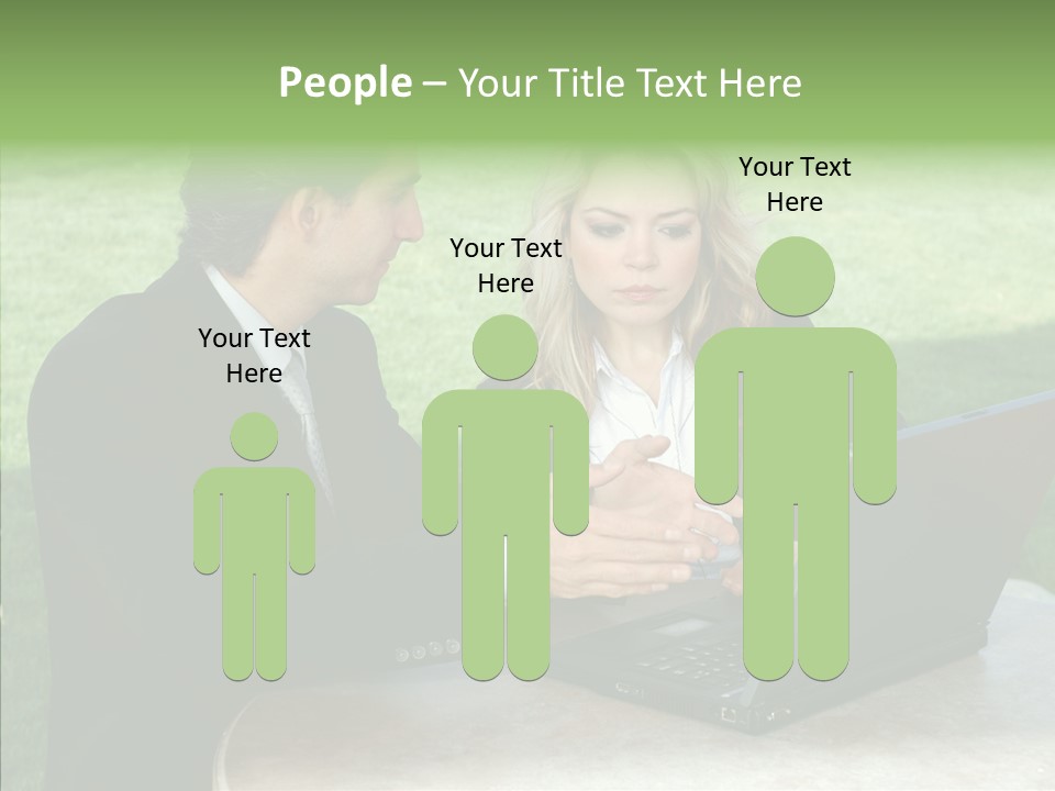 Couple Cooperation Communication PowerPoint Template