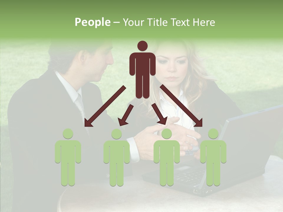 Couple Cooperation Communication PowerPoint Template