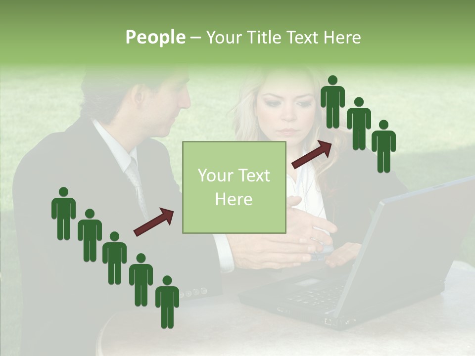 Couple Cooperation Communication PowerPoint Template