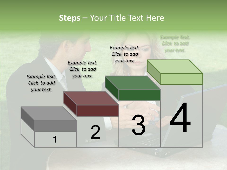Couple Cooperation Communication PowerPoint Template
