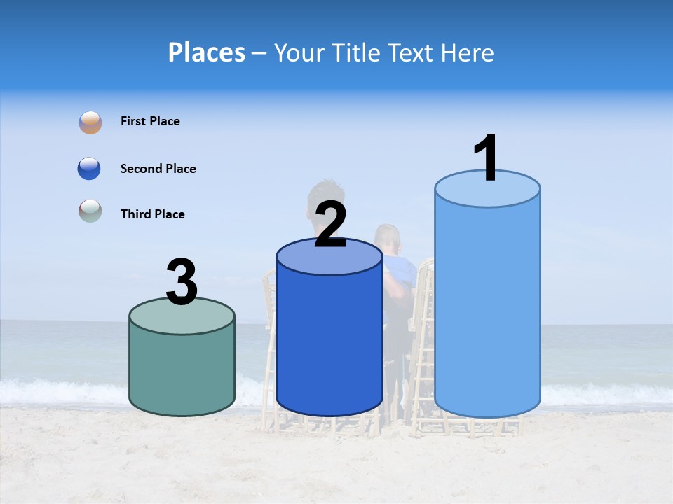 Coastline Exciting Child PowerPoint Template