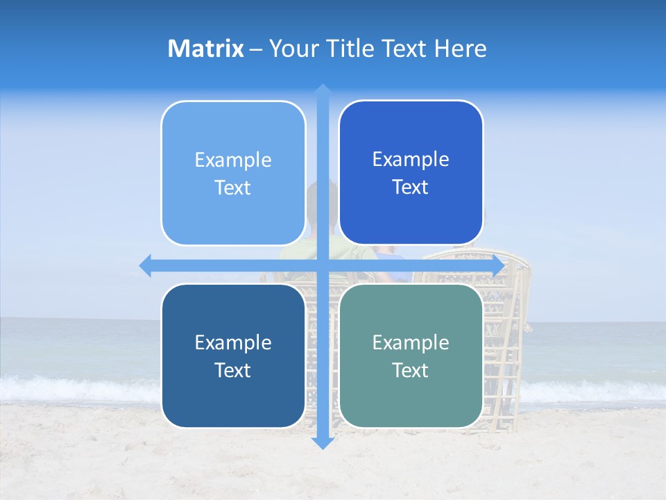 Coastline Exciting Child PowerPoint Template