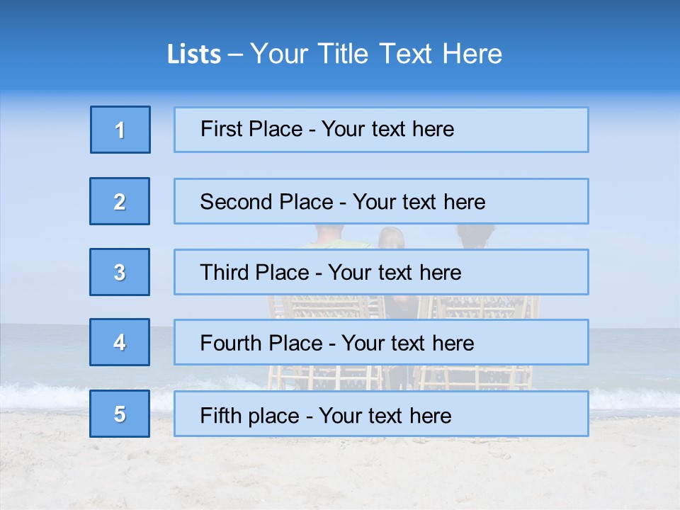 Coastline Exciting Child PowerPoint Template