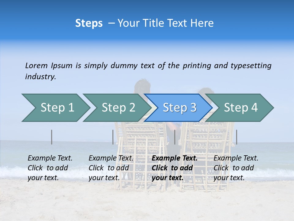 Coastline Exciting Child PowerPoint Template