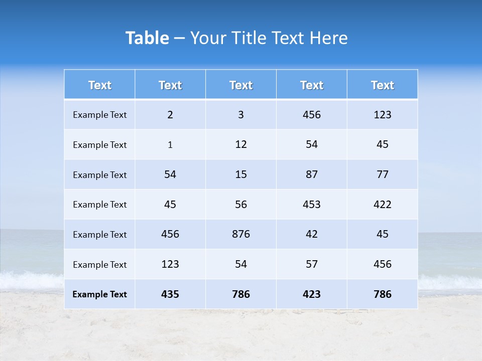 Coastline Exciting Child PowerPoint Template